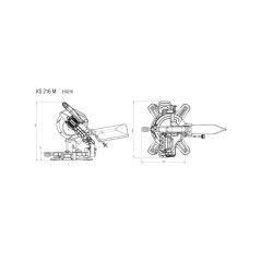 Metabo Kapsav 216 Mm 1100 W